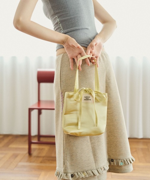 common gull products.(コモンガルプロダクツ)の「日陰の傘が人を隠す午後にネップスカート(スカート・レディース・ネイビー/キナリ/ベージュ系・S/M/L)」の5枚目の写真