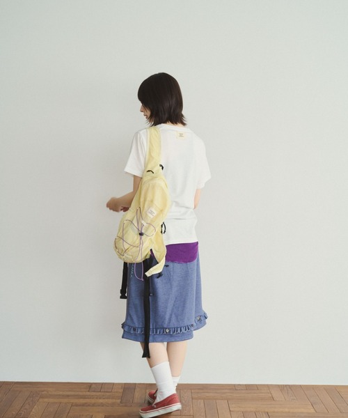common gull products.(コモンガルプロダクツ)の「日陰の傘が人を隠す午後にネップスカート(スカート・レディース・ネイビー/キナリ/ベージュ系・S/M/L)」の22枚目の写真