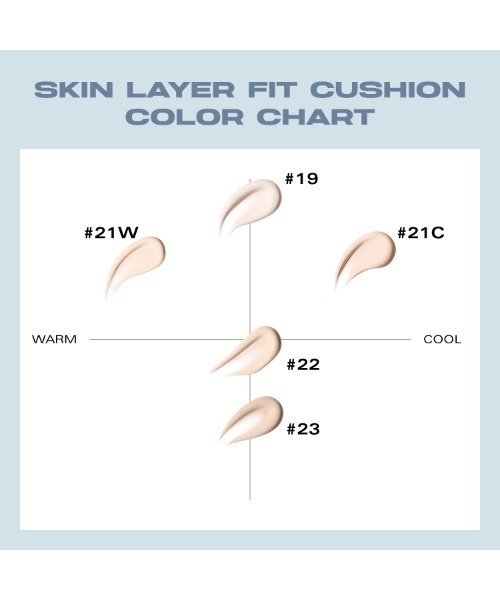 ABOUT__TONE.(アバウトトーン)の「SKIN LAYER FIT CUSHION(ファンデーション・レディース・23 NATURAL/21 WARM LIGHT/21 COOL LIGHT/19 FAIR/22 IVORY・FREE)」の6枚目の写真