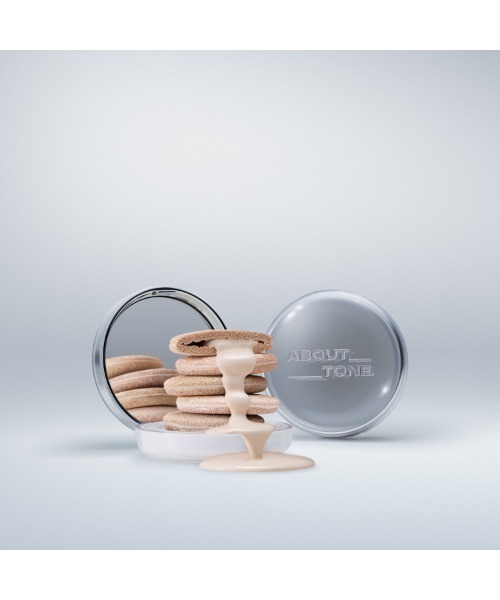 ABOUT__TONE.(アバウトトーン)の「SKIN LAYER FIT CUSHION(ファンデーション・レディース・23 NATURAL/21 WARM LIGHT/21 COOL LIGHT/19 FAIR/22 IVORY・FREE)」の7枚目の写真