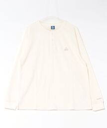 【GERRY】ナイロンポケット ワッフヘンリーネックロングスリーブTシャツ