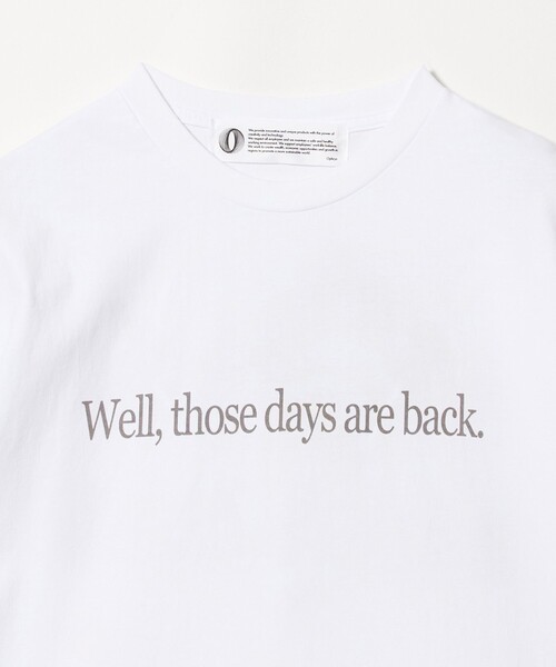 Ophrys（オフリス）の「＜Ophrys＞Those days are back Tシャツ（Tシャツ/カットソー・レディース・ホワイト・M）」の3枚目の写真