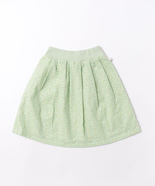 agnes b.(アニエスベー)の「キッズ コットン ミディアム スカート(スカート・キッズ・グリーン・120/110/100/140/130)」の1枚目の写真