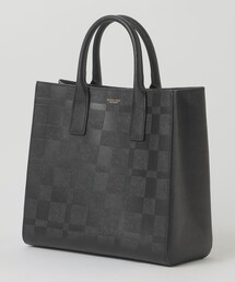 BLACK LABEL CRESTBRIDGE（ブラックレーベル・クレストブリッジ）の「エンボスチェックスクエアドライビングトート（ハンドバッグ・メンズ）」