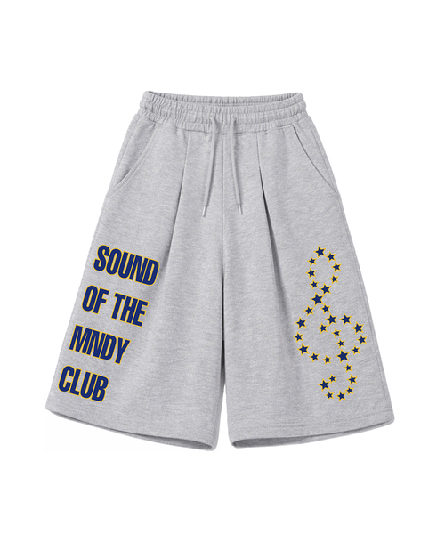 MILLION DAY(ミリオンデイ)の「MNDY CLUB バミューダスウェットパンツ(その他パンツ・レディース・ライトグレー/ブラック・MEDIUM/LARGE/X-LARGE)」の1枚目の写真