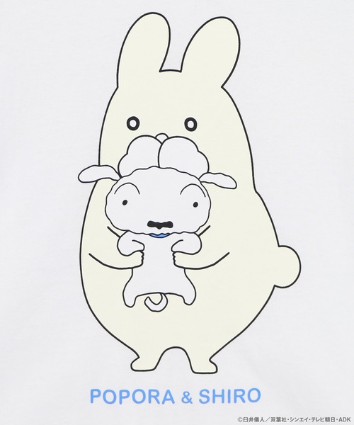ScoLar Parity（スカラーパリティ）の「462018：クレヨンしんちゃん×ScoLar ポポラ＆シロ柄T（Tシャツ/カットソー・レディース・ブラック/オフホワイト・L/M）」の17枚目の写真