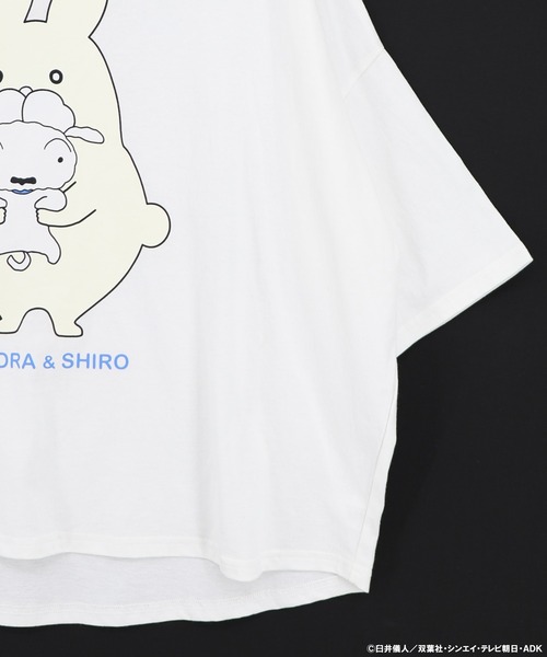 ScoLar Parity（スカラーパリティ）の「462018：クレヨンしんちゃん×ScoLar ポポラ＆シロ柄T（Tシャツ/カットソー・レディース・ブラック/オフホワイト・L/M）」の10枚目の写真
