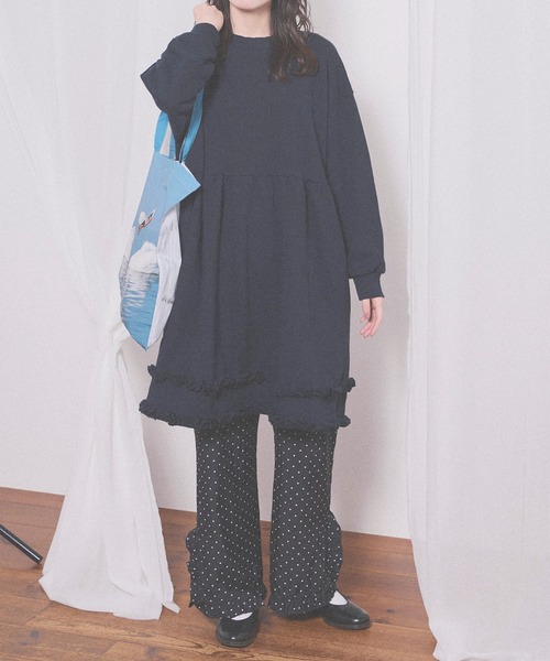 fig London(フィグロンドン)の「Cu/C twill pants(その他パンツ・レディース・ドット/グレー・FREE)」の16枚目の写真