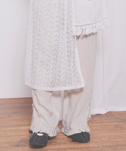 fig London(フィグロンドン)の「Cu/C twill pants(その他パンツ・レディース・ドット/グレー・FREE)」の8枚目の写真