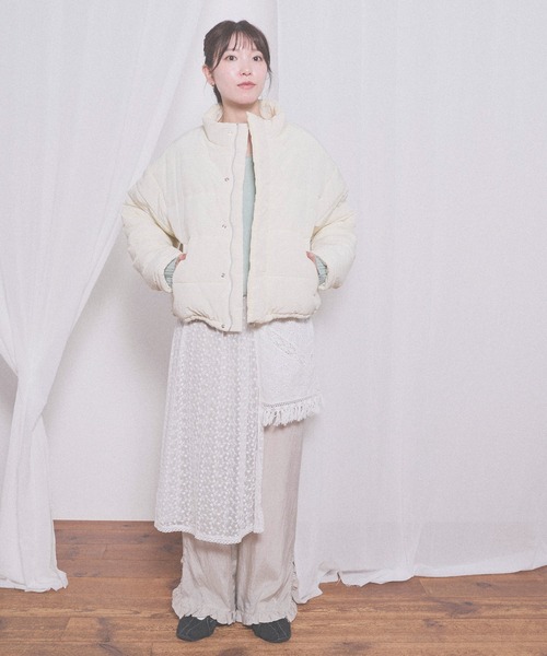 fig London(フィグロンドン)の「Cu/C twill pants(その他パンツ・レディース・ドット/グレー・FREE)」の5枚目の写真