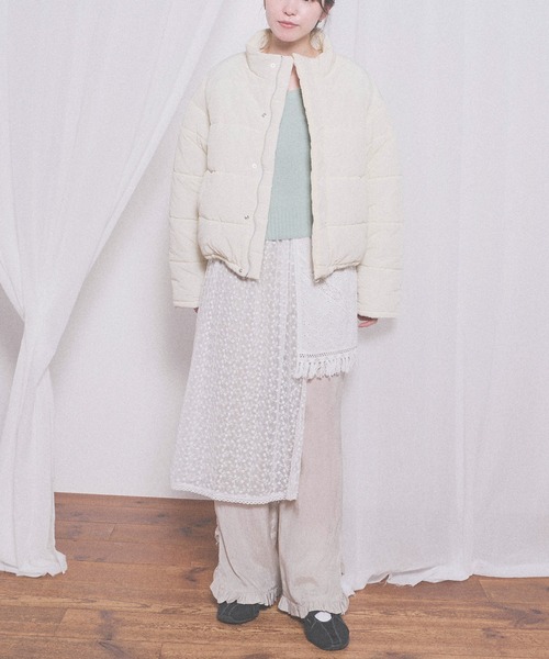 fig London(フィグロンドン)の「Cu/C twill pants(その他パンツ・レディース・ドット/グレー・FREE)」の10枚目の写真