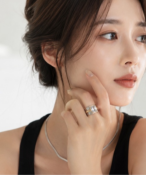 NOLITA LABORATORY(ノリータラボラトリー)の「【 NOLITA / ノリータ 】 コンビカラー ボリューム リング(リング・レディース・シルバー・12号/20号/17号/15号/11号/14号)」の4枚目の写真