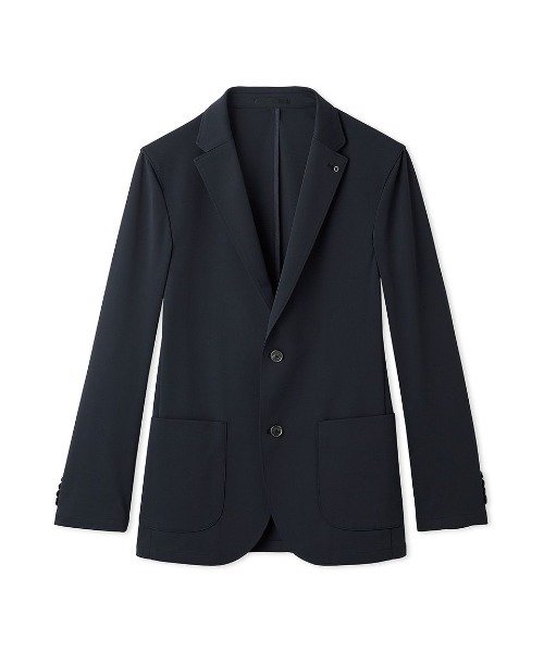 AOURE(アウール)の「LUCA MATTE TWIST MALPENSA SETUP JACKET(テーラードジャケット・メンズ・ネイビー/カーキ・MEDIUM/LARGE)」の3枚目の写真