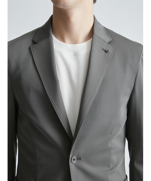 AOURE(アウール)の「LUCA MATTE TWIST MALPENSA SETUP JACKET(テーラードジャケット・メンズ・ネイビー/カーキ・MEDIUM/LARGE)」の12枚目の写真