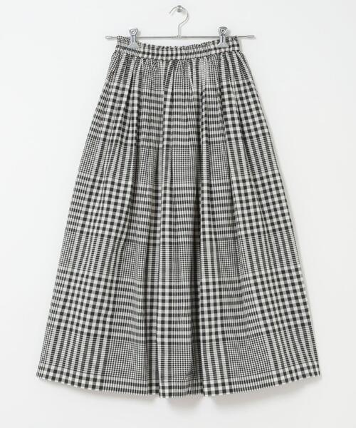 URBAN RESEARCH Sonny Label(アーバンリサーチサニーレーベル)の「マルチギンガムチェックスカート(スカート・レディース・ブラック/ブラウン・FREE)」の18枚目の写真