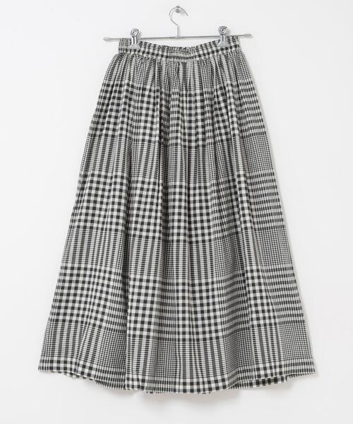 URBAN RESEARCH Sonny Label(アーバンリサーチサニーレーベル)の「マルチギンガムチェックスカート(スカート・レディース・ブラック/ブラウン・FREE)」の20枚目の写真