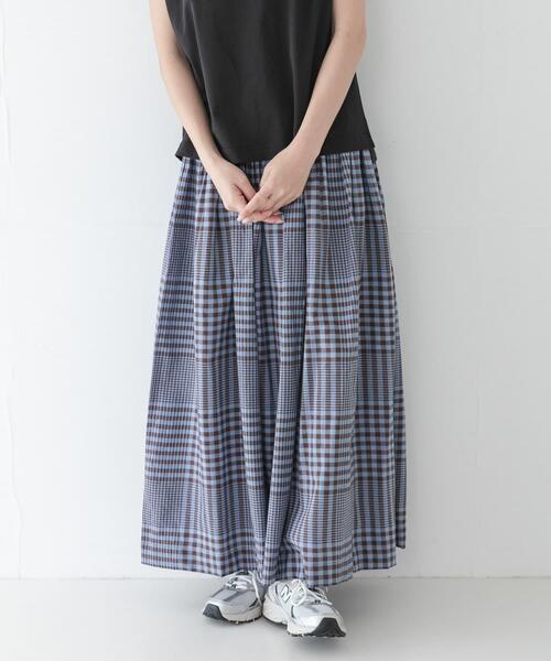 URBAN RESEARCH Sonny Label(アーバンリサーチサニーレーベル)の「マルチギンガムチェックスカート(スカート・レディース・ブラック/ブラウン・FREE)」の12枚目の写真