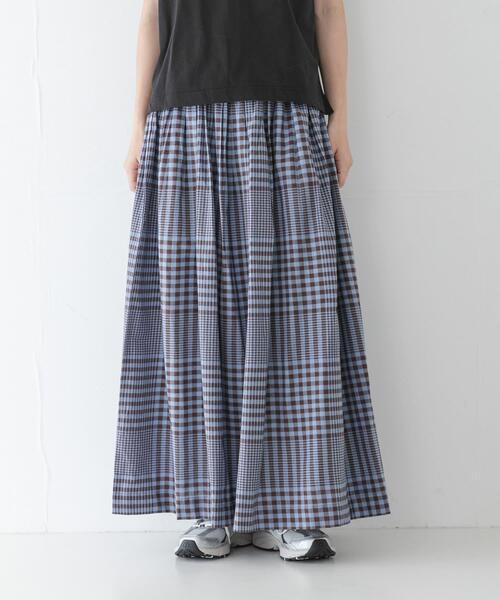 URBAN RESEARCH Sonny Label(アーバンリサーチサニーレーベル)の「マルチギンガムチェックスカート(スカート・レディース・ブラック/ブラウン・FREE)」の13枚目の写真