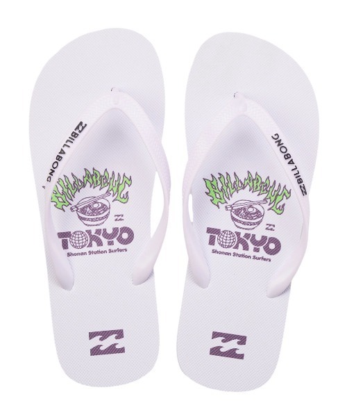 BILLABONG(ビラボン)の「ビラボン BILLABONG マリン ビーチサンダル DESTINATION THONGS(サンダル・メンズ・ホワイト・26.0cm/27.0cm/28.0cm/29.0cm)」の1枚目の写真