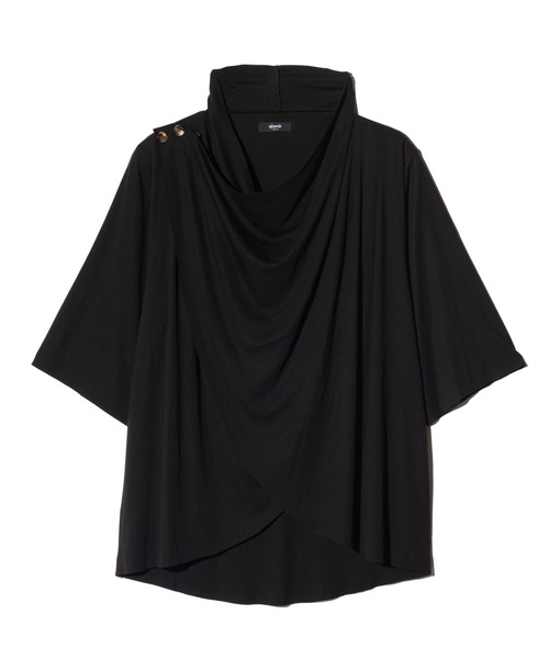 glamb（グラム）の「Cross Drape Cutsew / クロスドレープカットソー（Tシャツ/カットソー・メンズ・ブラック/グレー・S/M/L）」の12枚目の写真