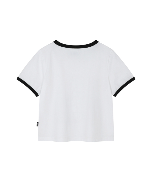 LMR(エルエムアール)の「キャットポスタリングクロップ半袖Tシャツホワイト(Tシャツ/カットソー・レディース・ホワイト・SMALL/MEDIUM)」の8枚目の写真