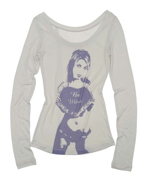 SCULPTOR(スカルプター)の「My Go To Long Sleeve(Tシャツ/カットソー・レディース・ホワイト×パープル・X-SMALL/SMALL/MEDIUM/LARGE)」の8枚目の写真