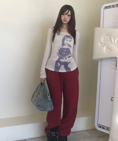 SCULPTOR(スカルプター)の「My Go To Long Sleeve(Tシャツ/カットソー・レディース・ホワイト×パープル・X-SMALL/SMALL/MEDIUM/LARGE)」の11枚目の写真