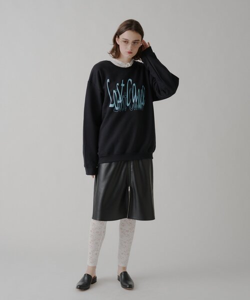 WHIMSIC（ウィムジック）の「【UNISEX/2サイズ展開】ロストコーズ シルクスクリーンスウェットP/O（Tシャツ/カットソー・メンズ・ブラック/シルバー系その他・1/2）」の15枚目の写真