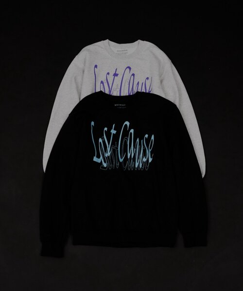 WHIMSIC（ウィムジック）の「【UNISEX/2サイズ展開】ロストコーズ シルクスクリーンスウェットP/O（Tシャツ/カットソー・メンズ・ブラック/シルバー系その他・1/2）」の16枚目の写真