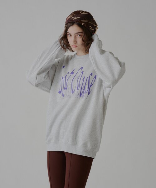 WHIMSIC（ウィムジック）の「【UNISEX/2サイズ展開】ロストコーズ シルクスクリーンスウェットP/O（Tシャツ/カットソー・メンズ・ブラック/シルバー系その他・1/2）」の19枚目の写真