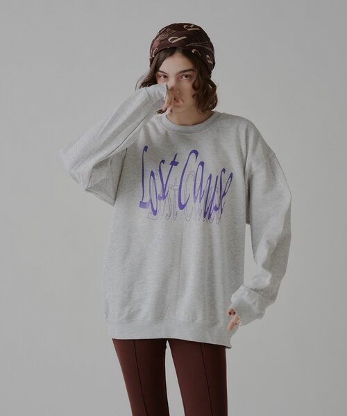 WHIMSIC（ウィムジック）の「【UNISEX/2サイズ展開】ロストコーズ シルクスクリーンスウェットP/O（Tシャツ/カットソー・メンズ・ブラック/シルバー系その他・1/2）」の20枚目の写真