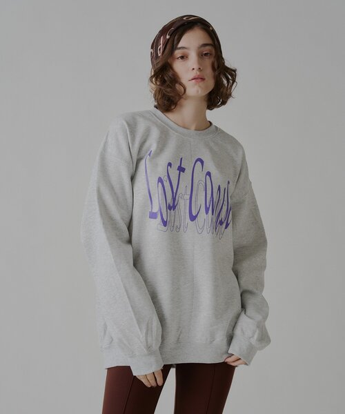 WHIMSIC（ウィムジック）の「【UNISEX/2サイズ展開】ロストコーズ シルクスクリーンスウェットP/O（Tシャツ/カットソー・メンズ・ブラック/シルバー系その他・1/2）」の22枚目の写真
