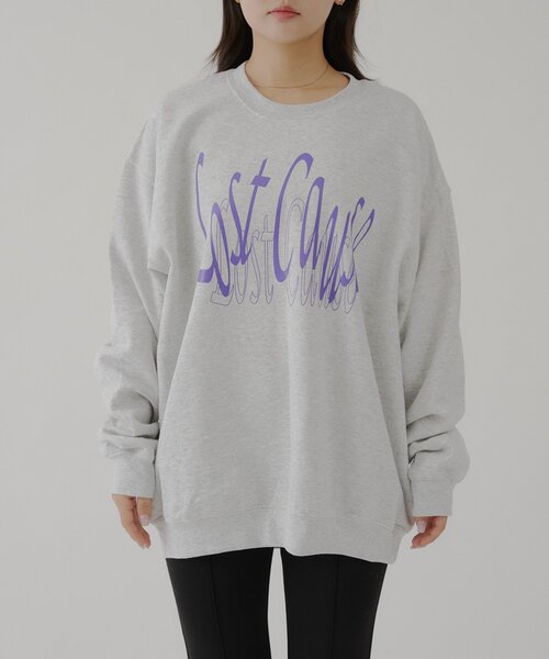 WHIMSIC（ウィムジック）の「【UNISEX/2サイズ展開】ロストコーズ シルクスクリーンスウェットP/O（Tシャツ/カットソー・メンズ・ブラック/シルバー系その他・1/2）」の3枚目の写真