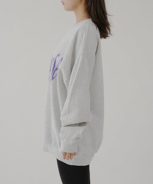 WHIMSIC（ウィムジック）の「【UNISEX/2サイズ展開】ロストコーズ シルクスクリーンスウェットP/O（Tシャツ/カットソー・メンズ・ブラック/シルバー系その他・1/2）」の4枚目の写真