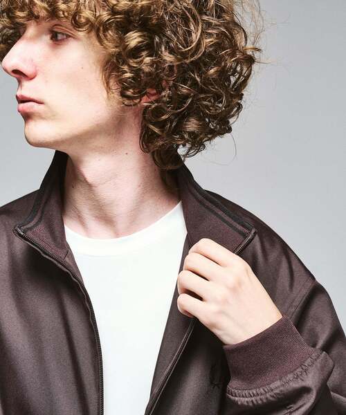 417 EDIFICE(フォーワンセブンエディフィス)の「FRED PERRY × 417 ブレンサムジャケット(ナイロンジャケット・メンズ・ブラック/ブラウン/カーキ・SMALL/MEDIUM/LARGE)」の8枚目の写真