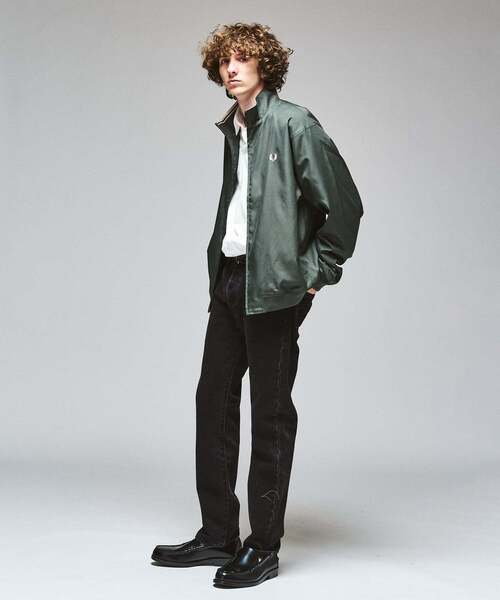 417 EDIFICE(フォーワンセブンエディフィス)の「FRED PERRY × 417 ブレンサムジャケット(ナイロンジャケット・メンズ・ブラック/ブラウン/カーキ・SMALL/MEDIUM/LARGE)」の7枚目の写真