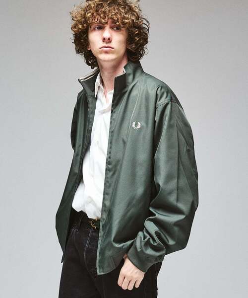 417 EDIFICE(フォーワンセブンエディフィス)の「FRED PERRY × 417 ブレンサムジャケット(ナイロンジャケット・メンズ・ブラック/ブラウン/カーキ・SMALL/MEDIUM/LARGE)」の3枚目の写真