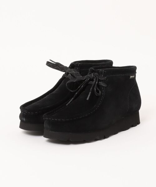 Clarks(クラークス)の「Clarks/クラークス/Wallabee BT GTX(モカシン/デッキシューズ・レディース・ブラック・4.5/4/5.5)」の1枚目の写真