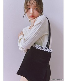SNIDEL | 【SNIDEL×近沢レース店】ベロアトートバッグ(トートバッグ)