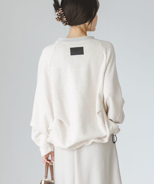 COGTHEBIGSMOKE(コグザビッグスモーク)の「COG THE BIGSMOKE/コグザビッグスモーク OLIVER PUFFY HEM TOP(スウェット・レディース・ブラウン/ライトグレー/チャコールグレー・FREE)」の13枚目の写真