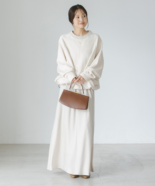 COGTHEBIGSMOKE(コグザビッグスモーク)の「COG THE BIGSMOKE/コグザビッグスモーク OLIVER PUFFY HEM TOP(スウェット・レディース・ブラウン/ライトグレー/チャコールグレー・FREE)」の14枚目の写真