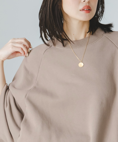 COGTHEBIGSMOKE(コグザビッグスモーク)の「COG THE BIGSMOKE/コグザビッグスモーク OLIVER PUFFY HEM TOP(スウェット・レディース・ブラウン/ライトグレー/チャコールグレー・FREE)」の19枚目の写真