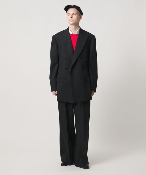 UNITED ARROWS & SONS（ユナイテッドアローズアンドサンズ）の「＜UNITED ARROWS & SONS by MASATAKA HATTORI＞ BIG 2P TROUSERS/スラックス（スラックス・メンズ・ネイビー/ブラック・50/46/52/48/44）」の22枚目の写真