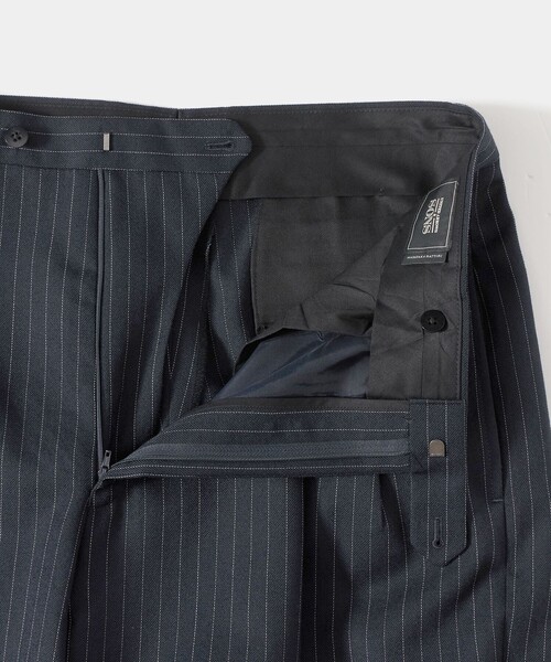 UNITED ARROWS & SONS（ユナイテッドアローズアンドサンズ）の「＜UNITED ARROWS & SONS by MASATAKA HATTORI＞ BIG 2P TROUSERS/スラックス（スラックス・メンズ・ネイビー/ブラック・50/46/52/48/44）」の12枚目の写真