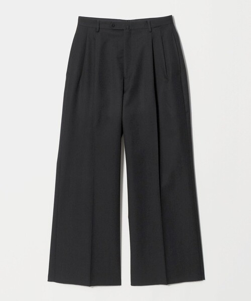 UNITED ARROWS & SONS（ユナイテッドアローズアンドサンズ）の「＜UNITED ARROWS & SONS by MASATAKA HATTORI＞ BIG 2P TROUSERS/スラックス（スラックス・メンズ・ネイビー/ブラック・50/46/52/48/44）」の4枚目の写真