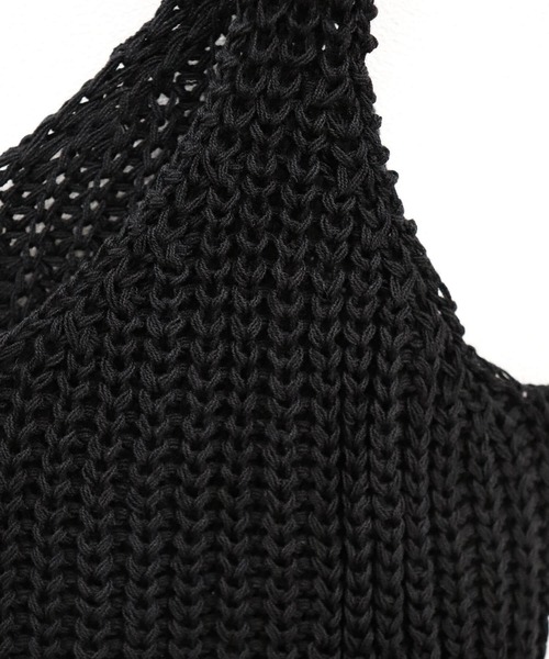 ISOOK(アイスー)の「フロントホックニットビスチェ(chiica select) / ニットキャミ レイヤード シンプル ショート丈 クロップド(ベスト・レディース・ブラック/ベージュ・FREE)」の19枚目の写真