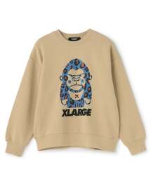 XLARGE KIDS（エクストララージキッズ）の「ヒョウガラファニーゴリラトレーナー（スウェット）」