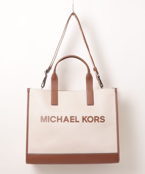 MICHAEL KORS(マイケルコース)の「COOPER ストラクチャー トート ウィズ ストラップ(トートバッグ・メンズ・ベージュ系・FREE)」の1枚目の写真