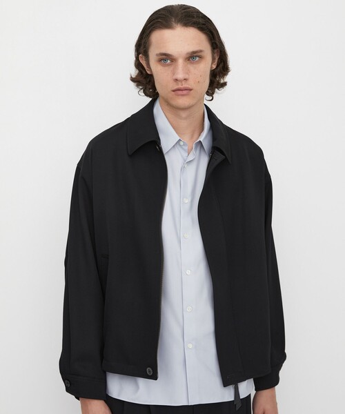 UNITED TOKYO(ユナイテッドトウキョウ)の「【尾州ウール使用】超撥水 WOOL GABARDINE FLIGHT BLOUSON |MADEINJAPAN/日本製/尾州/撥水/防汚洗える/ムレ防止/(ブルゾン・メンズ・ダークグレー/ブラック/ライトブルーグレー・2/1)」の22枚目の写真
