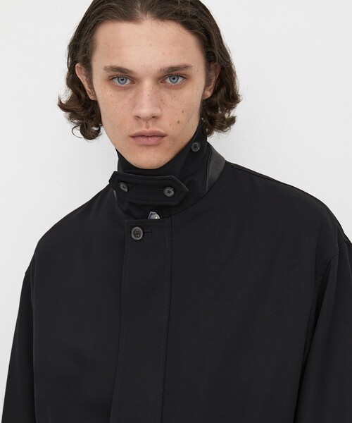 UNITED TOKYO(ユナイテッドトウキョウ)の「【尾州ウール使用】超撥水 WOOL GABARDINE FLIGHT BLOUSON |MADEINJAPAN/日本製/尾州/撥水/防汚洗える/ムレ防止/(ブルゾン・メンズ・ダークグレー/ブラック/ライトブルーグレー・2/1)」の13枚目の写真